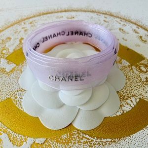Chanel Soft Pink Sheer  Ribbon